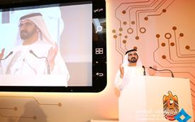 His Highness Sheikh Mohammed bin Rashid Al Maktoum - Mohammed announces the launch of m-Government