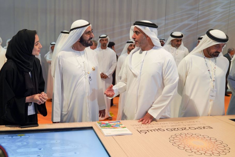 His Highness Sheikh Mohammed bin Rashid Al Maktoum - Mohammed bin Rashid visits ADSW 2020