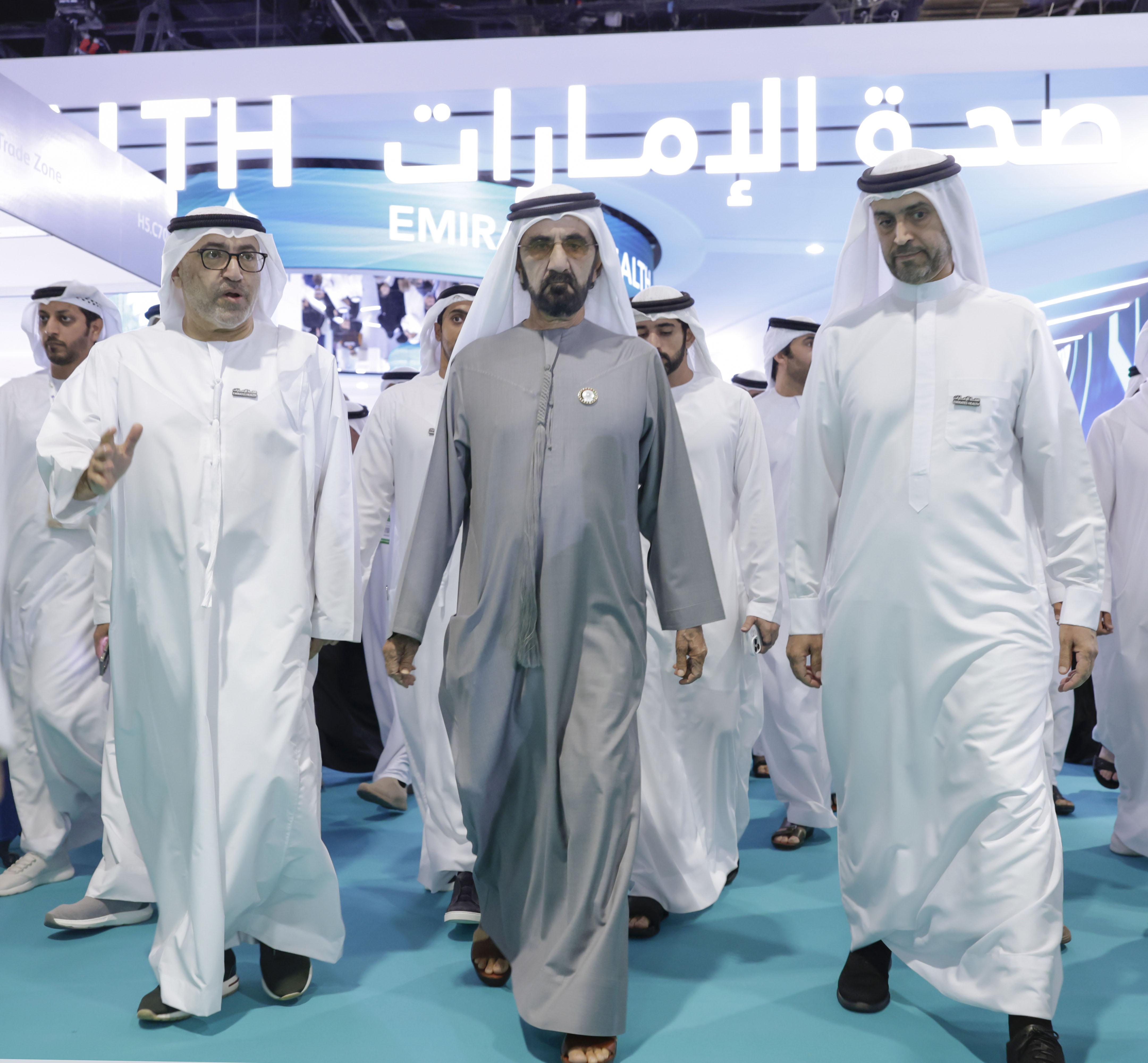 His Highness Sheikh Mohammed bin Rashid Al Maktoum - Mohammed bin Rashid opens Arab Health 2023