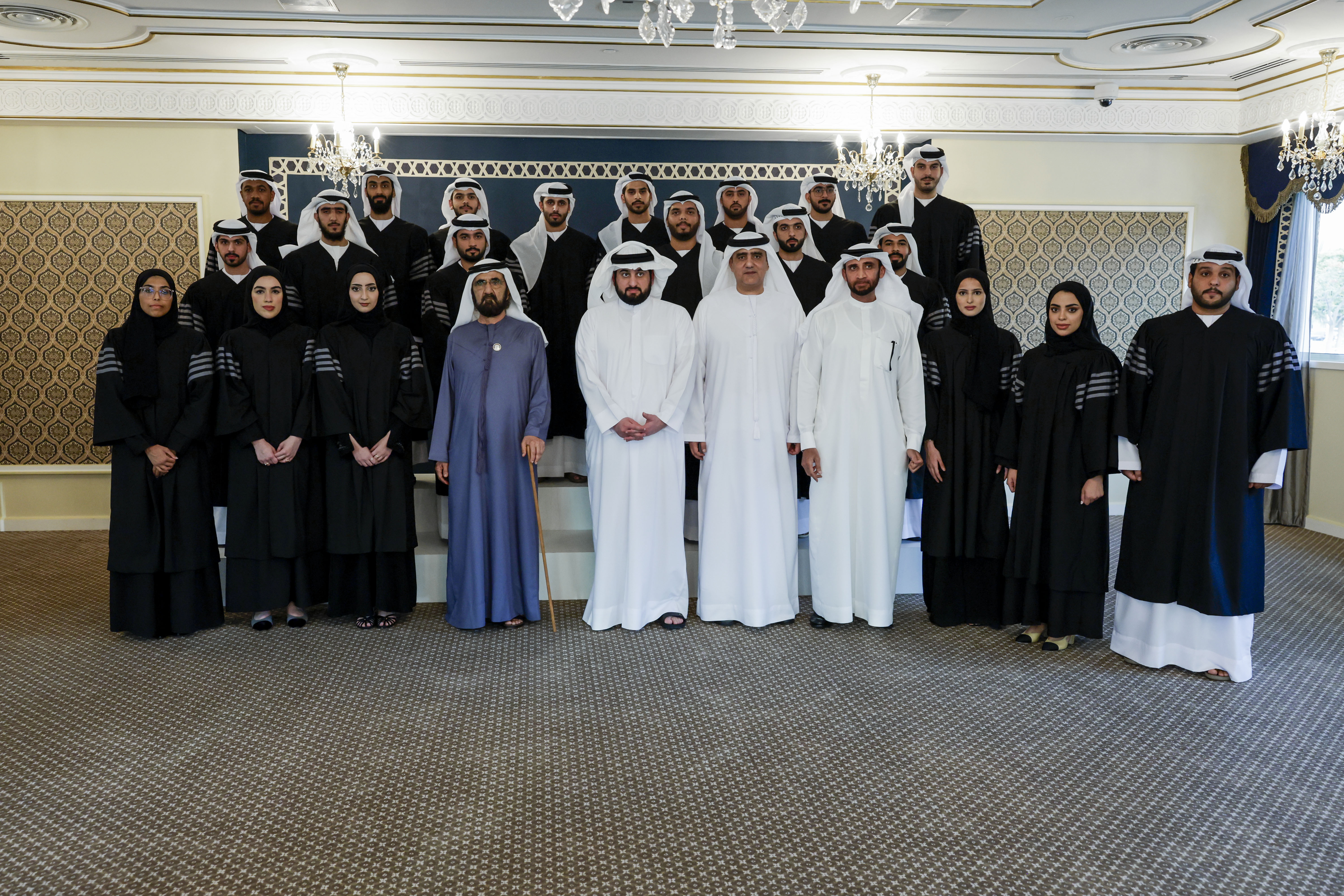 His Highness Sheikh Mohammed bin Rashid Al Maktoum - Mohammed bin Rashid presides over the swearing-in ceremony of 20 newly appointed members of Dubai Public Prosecution