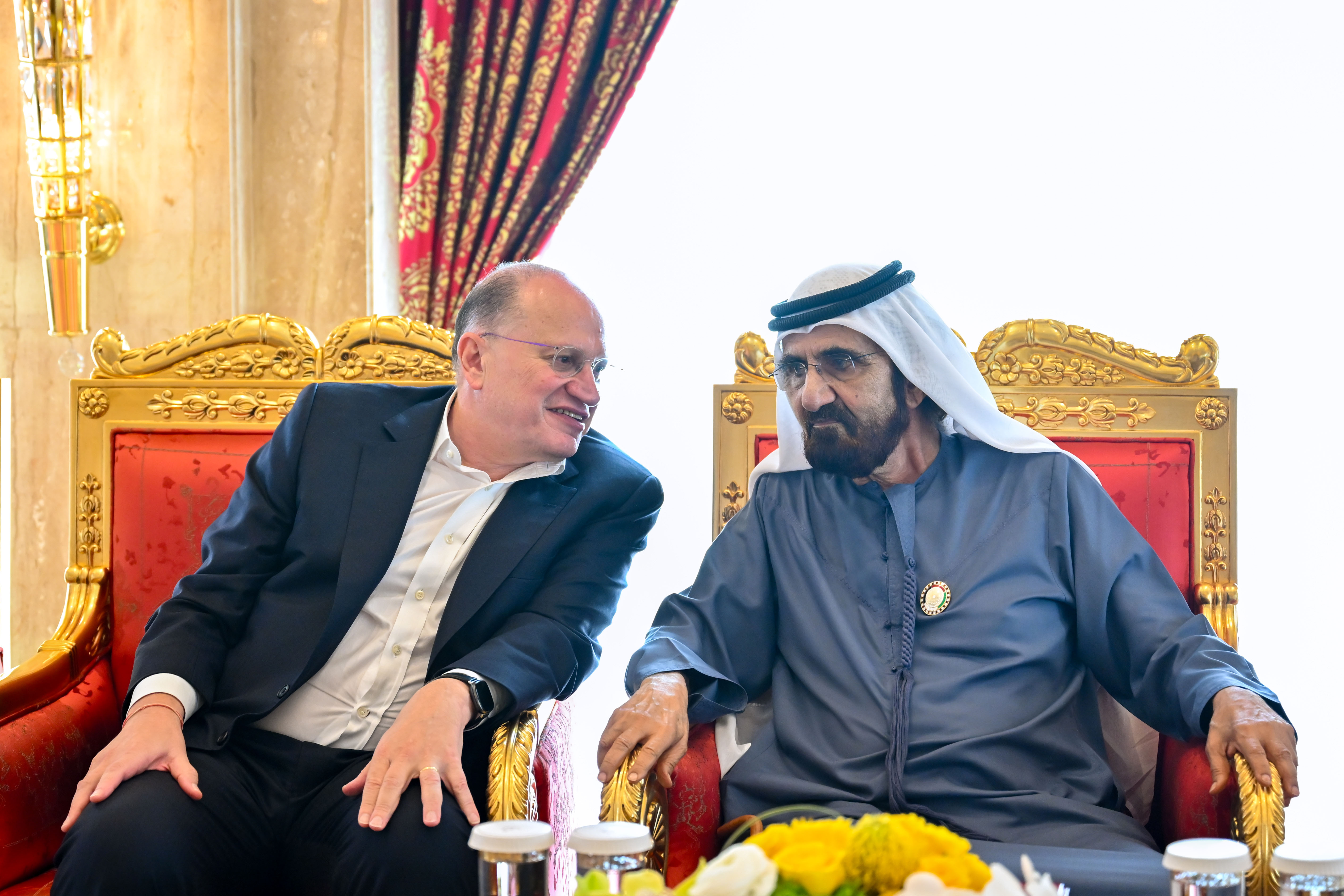 His Highness Sheikh Mohammed bin Rashid Al Maktoum - Mohammed bin Rashid meets with Group Chairman of HSBC Holdings