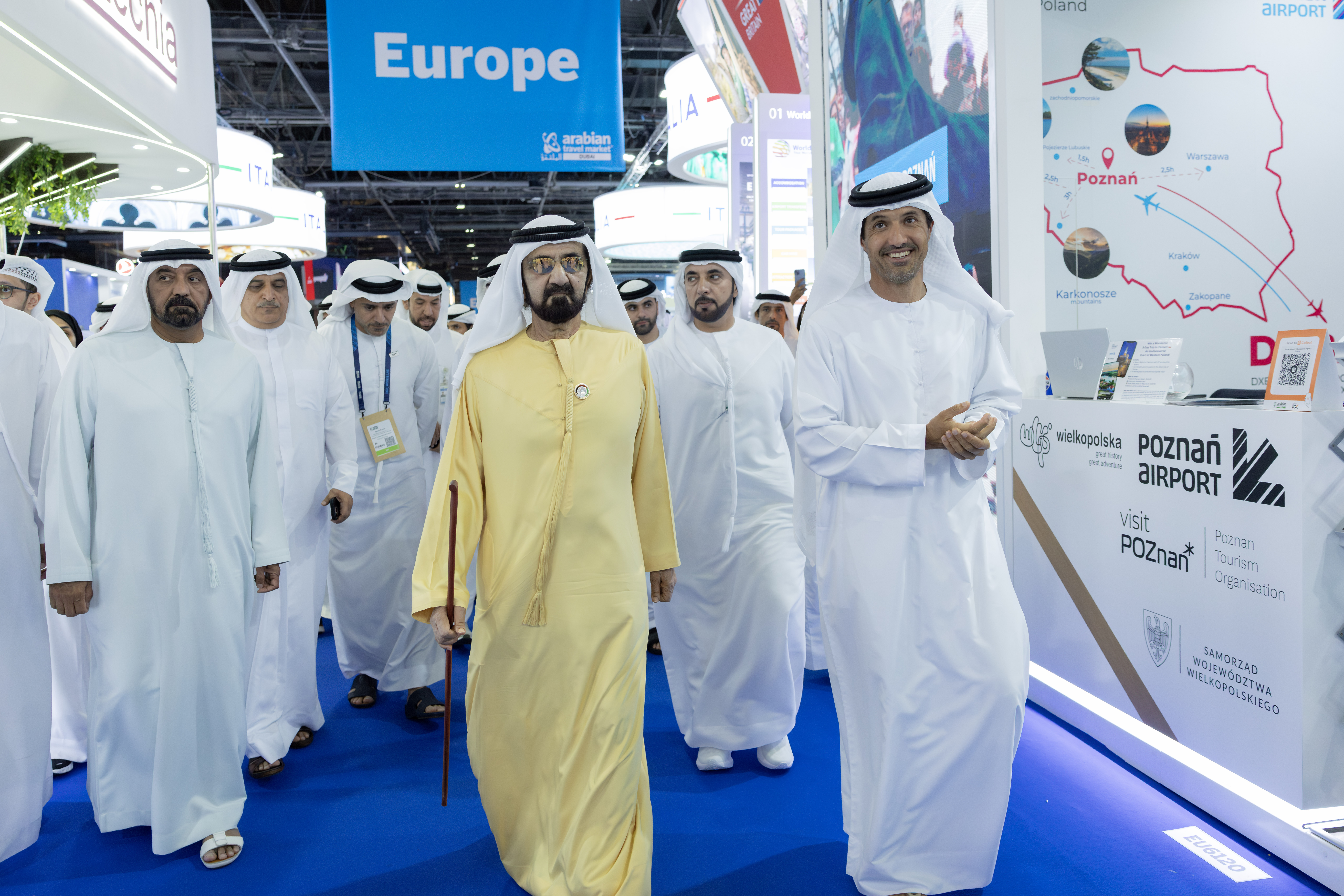  صاحب السمو الشيخ محمد بن راشد آل مكتوم - محمد بن راشد يزور  معرض سوق السفر العربي 2025