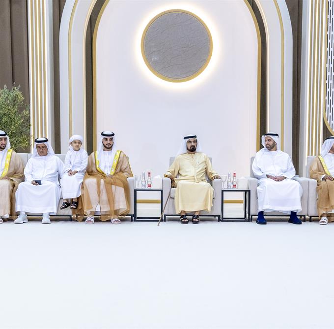  صاحب السمو الشيخ محمد بن راشد آل مكتوم - محمد بن راشد يحضر أفراح آل مكتوم