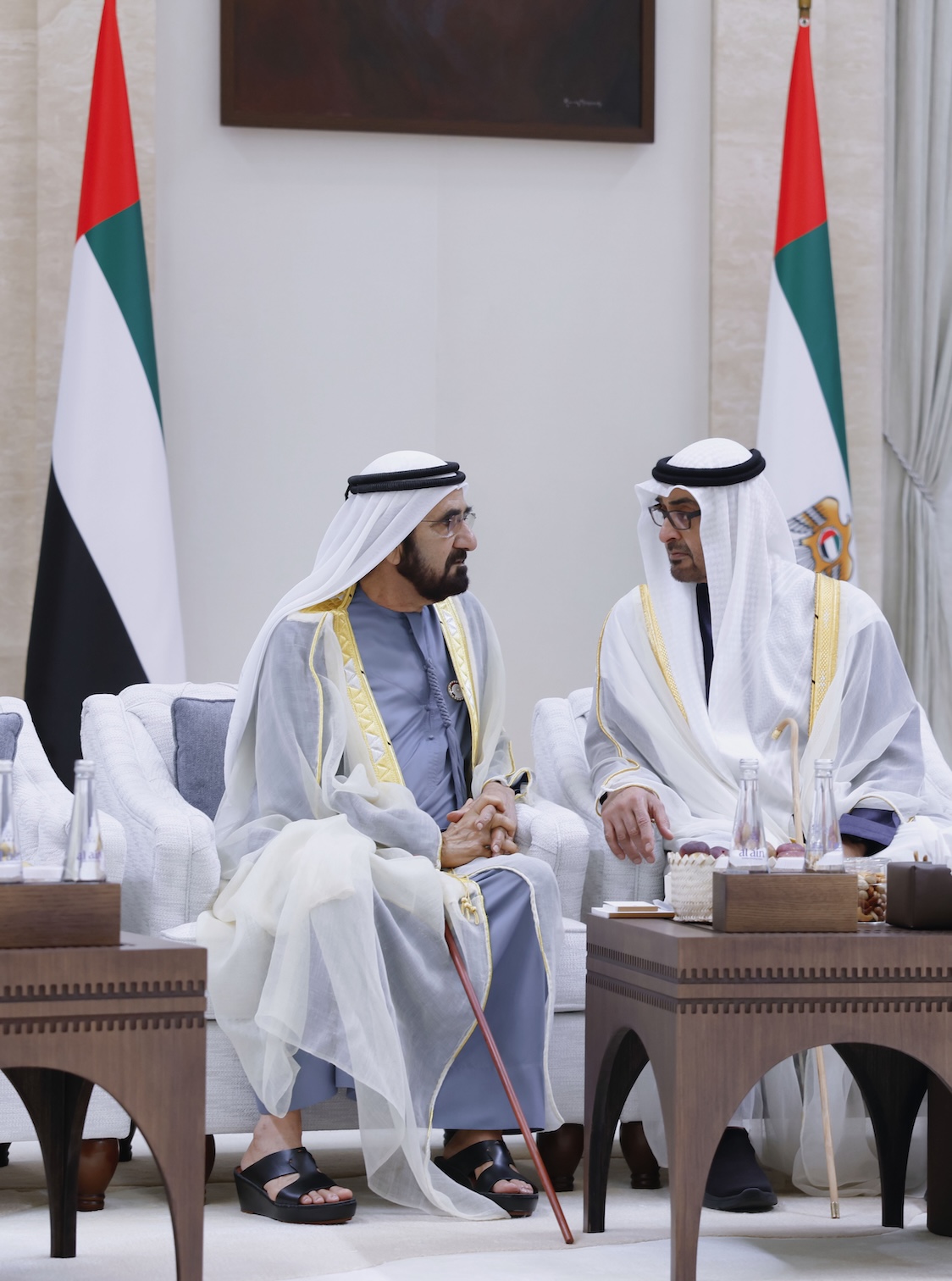 His Highness Sheikh Mohammed bin Rashid Al Maktoum - UAE President receives Rulers of Emirates, Crown Princes, Deputy Rulers on occasion of Eid Al-Adha