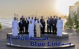  صاحب السمو الشيخ محمد بن راشد آل مكتوم - محمد بن راشد يشهد الاحتفال بوضع حجر الأساس لبدء تنفيذ ...