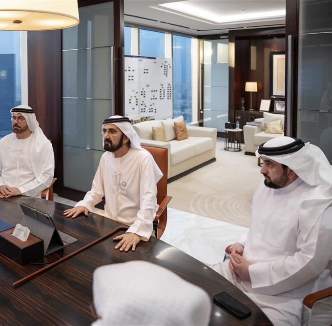  صاحب السمو الشيخ محمد بن راشد آل مكتوم - محمد بن راشد يطلق منظومة الأداء الحكومي الاستباقي لبدء مرحلة جديدة من مسيرة العمل الحكومي في الدولة