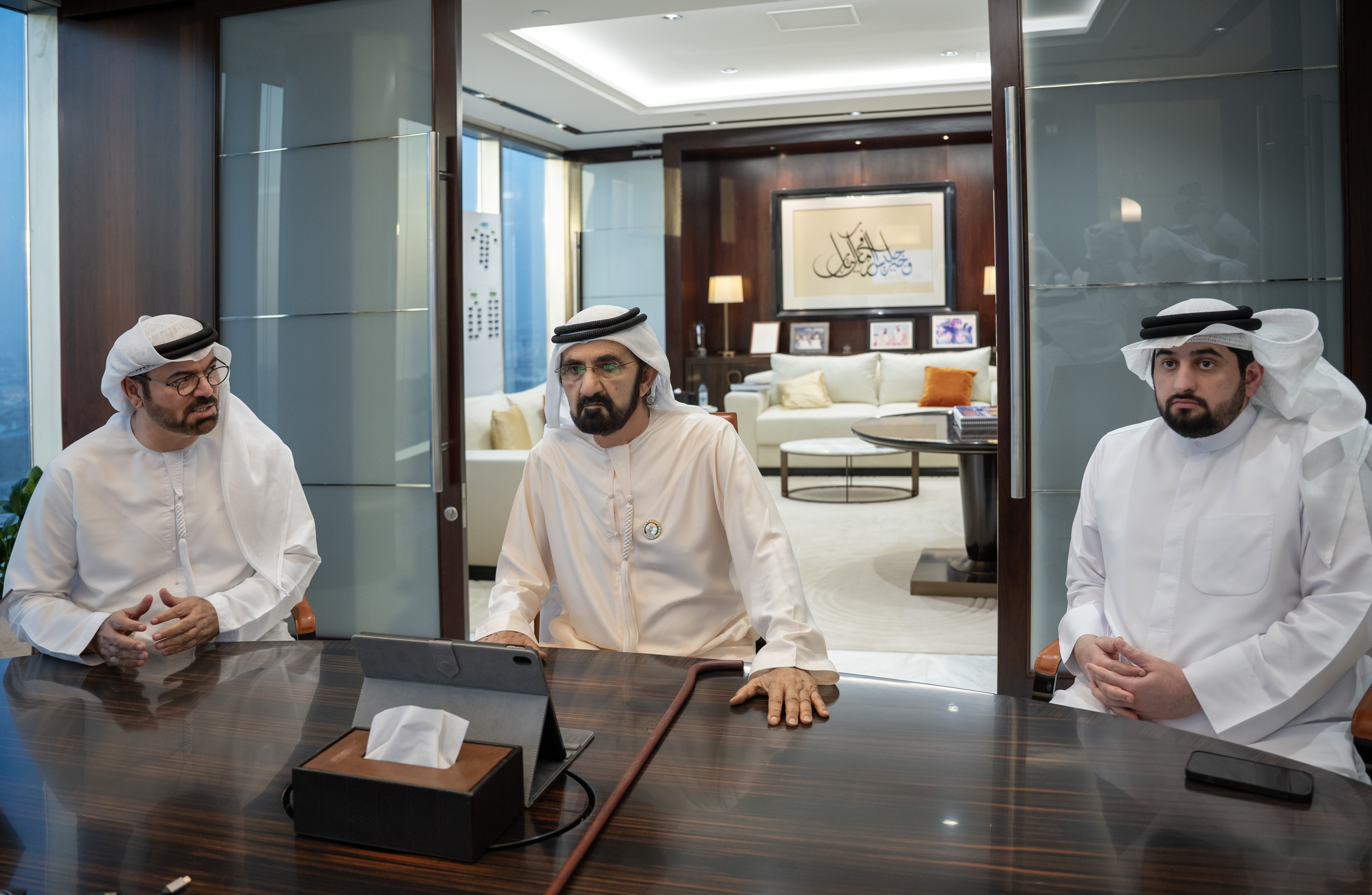 His Highness Sheikh Mohammed bin Rashid Al Maktoum - Mohammed bin Rashid launches Proactive Government Performance System, ushers new era of UAE government operations