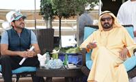  صاحب السمو الشيخ محمد بن راشد آل مكتوم-أخبار-محمد بن راشد وملك البحرين يشهدان تتويج حمد بن دلموك آل مكتوم بطلاً لسباق كأس الخليج للقدرة في البحرين