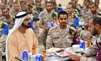  صاحب السمو الشيخ محمد بن راشد آل مكتوم-أخبار-محمد بن راشد يشارك مجندي الخدمة الوطنية طعام الإفطار