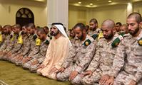  صاحب السمو الشيخ محمد بن راشد آل مكتوم-أخبار-محمد بن راشد يشارك مجندي الخدمة الوطنية طعام الإفطار