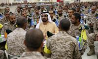  صاحب السمو الشيخ محمد بن راشد آل مكتوم-أخبار-محمد بن راشد يشارك مجندي الخدمة الوطنية طعام الإفطار