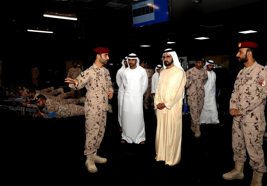  صاحب السمو الشيخ محمد بن راشد آل مكتوم-أخبار-محمد بن راشد يشارك مجندي الخدمة الوطنية طعام الإفطار