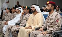  صاحب السمو الشيخ محمد بن راشد آل مكتوم-أخبار-محمد بن راشد يشارك مجندي الخدمة الوطنية طعام الإفطار