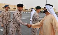  صاحب السمو الشيخ محمد بن راشد آل مكتوم-أخبار-محمد بن راشد يشارك مجندي الخدمة الوطنية طعام الإفطار
