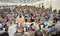 صاحب السمو الشيخ محمد بن راشد آل مكتوم-أخبار-محمد بن راشد يشارك مجندي الخدمة الوطنية طعام الإفطار