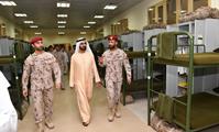 صاحب السمو الشيخ محمد بن راشد آل مكتوم-أخبار-محمد بن راشد يشارك مجندي الخدمة الوطنية طعام الإفطار