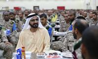  صاحب السمو الشيخ محمد بن راشد آل مكتوم-أخبار-محمد بن راشد يشارك مجندي الخدمة الوطنية طعام الإفطار