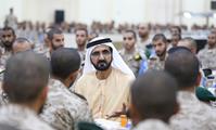  صاحب السمو الشيخ محمد بن راشد آل مكتوم-أخبار-محمد بن راشد يشارك مجندي الخدمة الوطنية طعام الإفطار