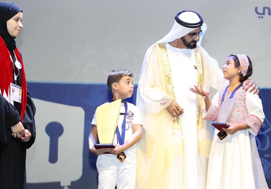 His Highness Sheikh Mohammed bin Rashid Al Maktoum-News-Mohammed bin Rashid crowns winners of Arab Reading Challenge