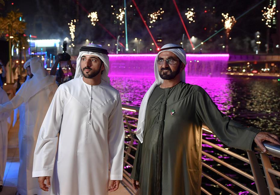  صاحب السمو الشيخ محمد بن راشد آل مكتوم-أخبار-محمد بن راشد يفتتح قناة دبي المائية بتكلفة إجمالية 3.7 مليار درهم وطول 12 كيلومتراً