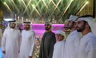  صاحب السمو الشيخ محمد بن راشد آل مكتوم-أخبار-محمد بن راشد يفتتح قناة دبي المائية بتكلفة إجمالية 3.7 مليار درهم وطول 12 كيلومتراً