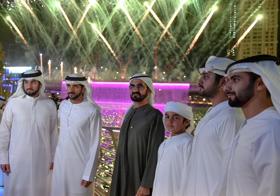  صاحب السمو الشيخ محمد بن راشد آل مكتوم-أخبار-محمد بن راشد يفتتح قناة دبي المائية بتكلفة إجمالية 3.7 مليار درهم وطول 12 كيلومتراً