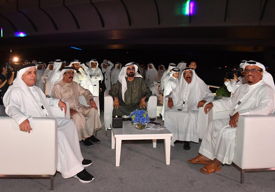  صاحب السمو الشيخ محمد بن راشد آل مكتوم-أخبار-محمد بن راشد يفتتح قناة دبي المائية بتكلفة إجمالية 3.7 مليار درهم وطول 12 كيلومتراً