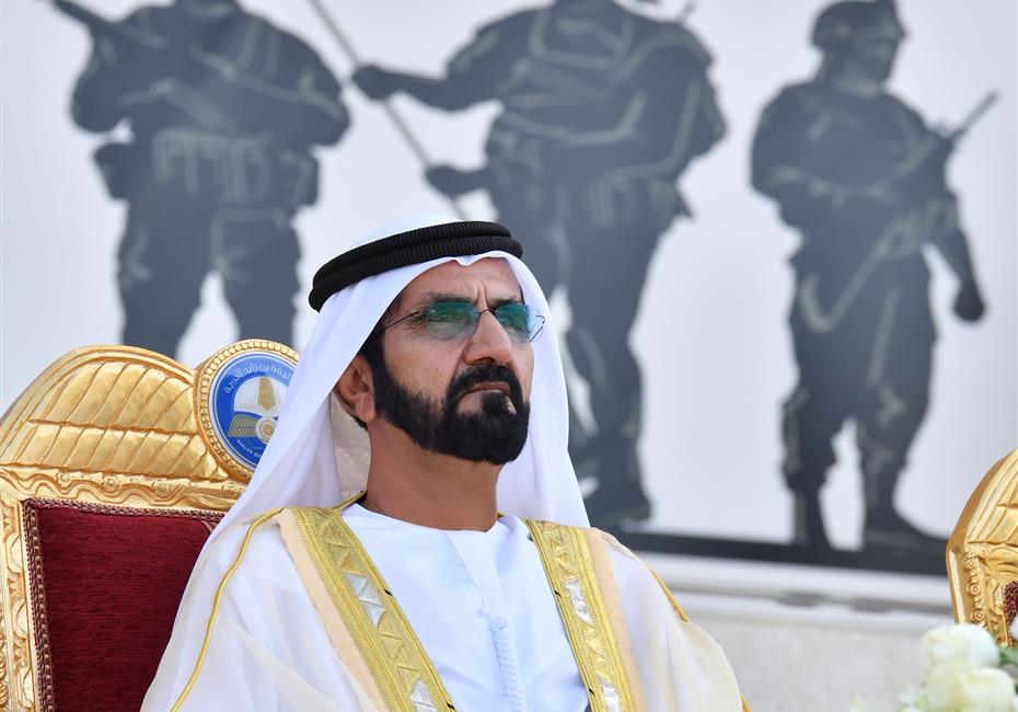  صاحب السمو الشيخ محمد بن راشد آل مكتوم-أخبار-محمد بن راشد يشهد تخريج دورة المرشحين الطيارين والجويين في كلية خليفة بن زايد الجوية