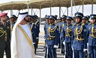  صاحب السمو الشيخ محمد بن راشد آل مكتوم-أخبار-محمد بن راشد يشهد تخريج دورة المرشحين الطيارين والجويين في كلية خليفة بن زايد الجوية