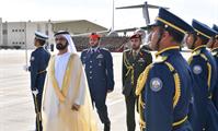  صاحب السمو الشيخ محمد بن راشد آل مكتوم-أخبار-محمد بن راشد يشهد تخريج دورة المرشحين الطيارين والجويين في كلية خليفة بن زايد الجوية
