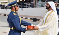  صاحب السمو الشيخ محمد بن راشد آل مكتوم-أخبار-محمد بن راشد يشهد تخريج دورة المرشحين الطيارين والجويين في كلية خليفة بن زايد الجوية