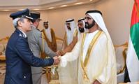  صاحب السمو الشيخ محمد بن راشد آل مكتوم-أخبار-محمد بن راشد يشهد تخريج دورة المرشحين الطيارين والجويين في كلية خليفة بن زايد الجوية
