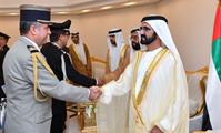  صاحب السمو الشيخ محمد بن راشد آل مكتوم-أخبار-محمد بن راشد يشهد تخريج دورة المرشحين الطيارين والجويين في كلية خليفة بن زايد الجوية