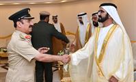  صاحب السمو الشيخ محمد بن راشد آل مكتوم-أخبار-محمد بن راشد يشهد تخريج دورة المرشحين الطيارين والجويين في كلية خليفة بن زايد الجوية