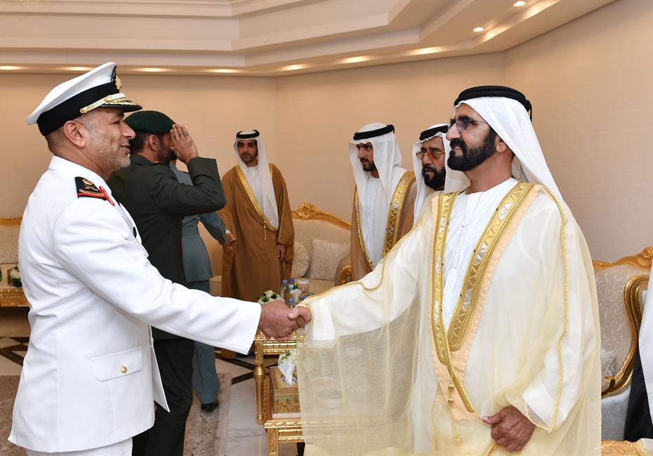  صاحب السمو الشيخ محمد بن راشد آل مكتوم-أخبار-محمد بن راشد يشهد تخريج دورة المرشحين الطيارين والجويين في كلية خليفة بن زايد الجوية