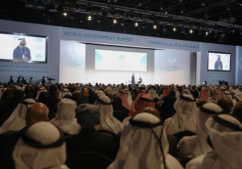  صاحب السمو الشيخ محمد بن راشد آل مكتوم-أخبار-محمد بن راشد أمام قمة الحكومات: استئناف الحضارة يبدأ بفهم مؤشرات ملامح المستقبل