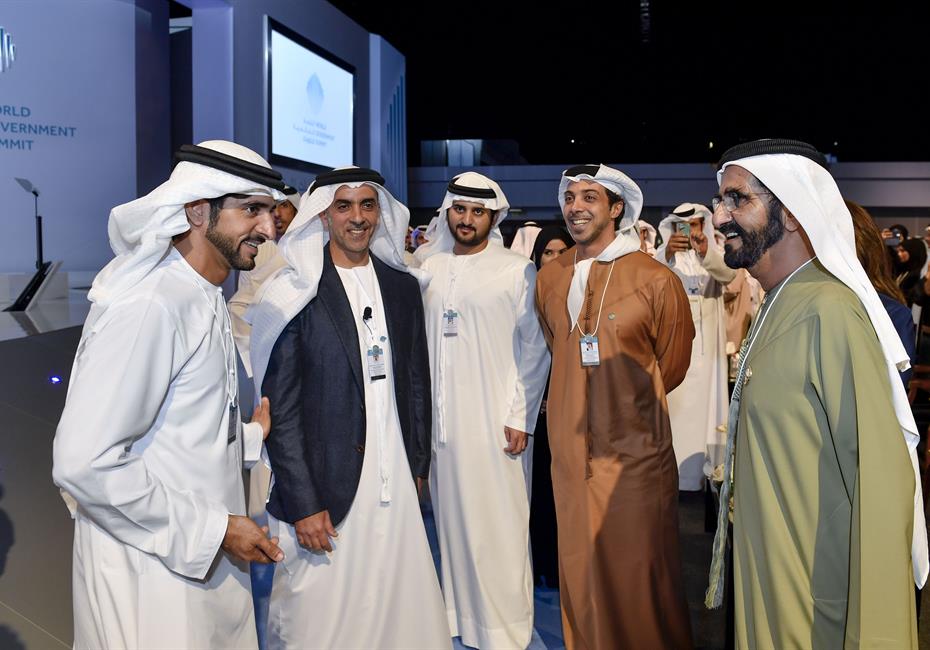  صاحب السمو الشيخ محمد بن راشد آل مكتوم-أخبار-محمد بن راشد يحضر جلسة سيف بن زايد في القمة العالمية للحكومات 2017