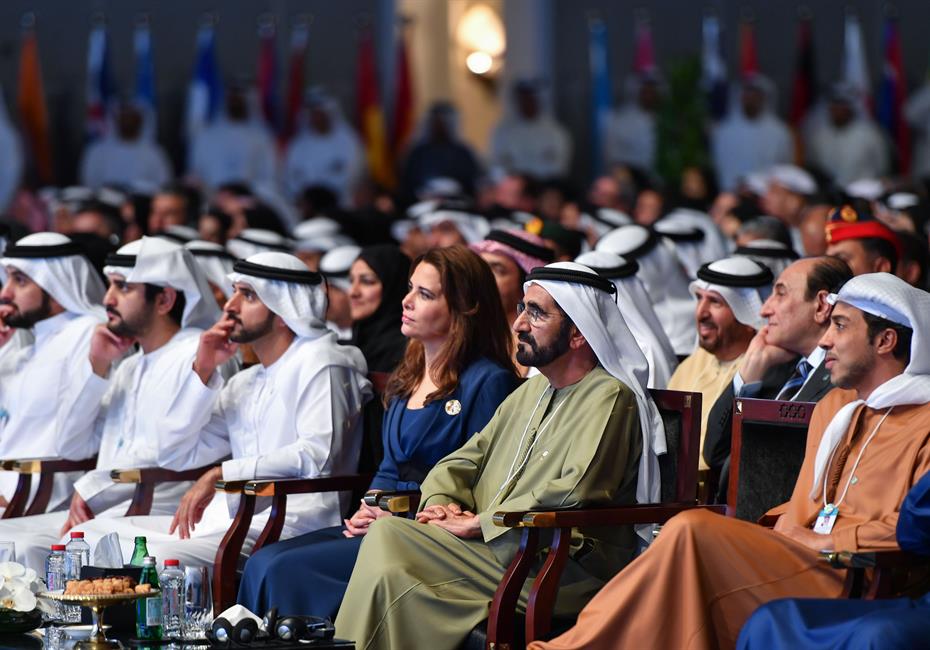 صاحب السمو الشيخ محمد بن راشد آل مكتوم-أخبار-محمد بن راشد يحضر جلسة سيف بن زايد في القمة العالمية للحكومات 2017