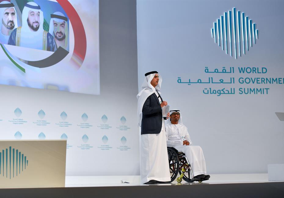  صاحب السمو الشيخ محمد بن راشد آل مكتوم-أخبار-محمد بن راشد يحضر جلسة سيف بن زايد في القمة العالمية للحكومات 2017