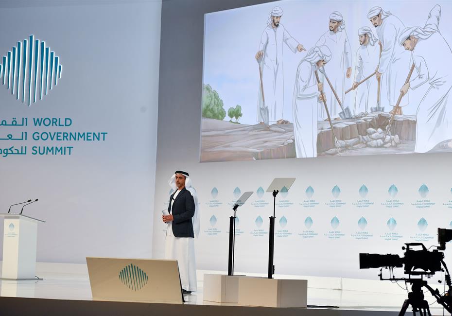  صاحب السمو الشيخ محمد بن راشد آل مكتوم-أخبار-محمد بن راشد يحضر جلسة سيف بن زايد في القمة العالمية للحكومات 2017