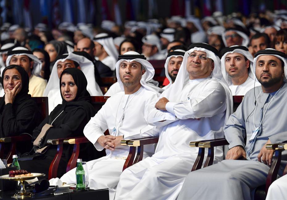  صاحب السمو الشيخ محمد بن راشد آل مكتوم-أخبار-محمد بن راشد يحضر جلسة سيف بن زايد في القمة العالمية للحكومات 2017