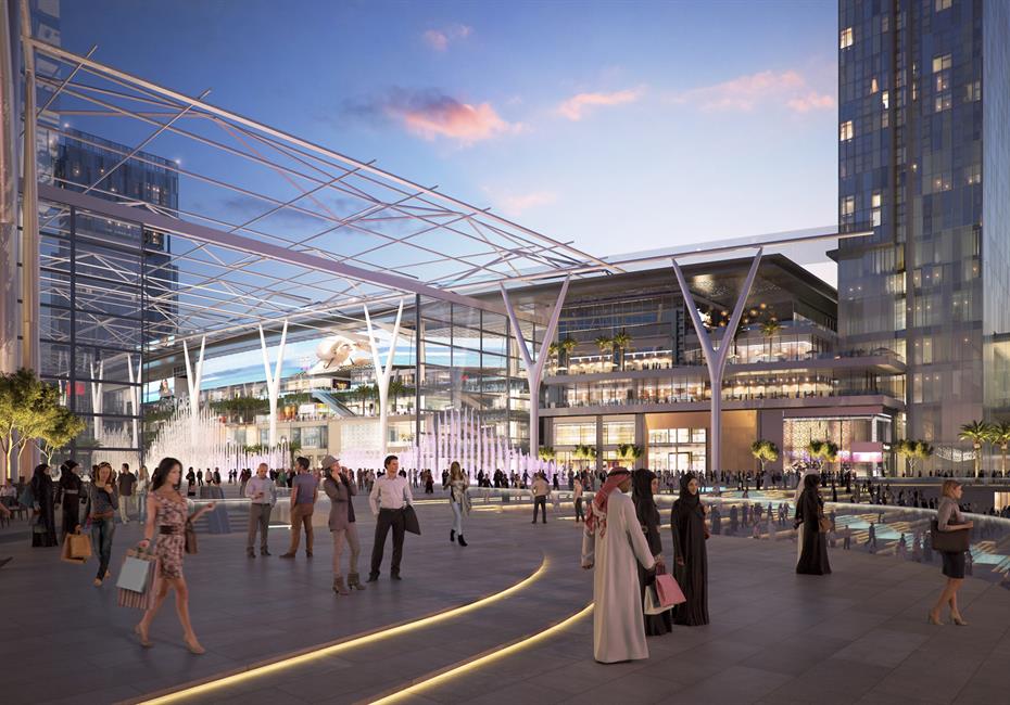 His Highness Sheikh Mohammed bin Rashid Al Maktoum-News-Mohammed bin Rashid lays foundation stone of Meydan One Mall