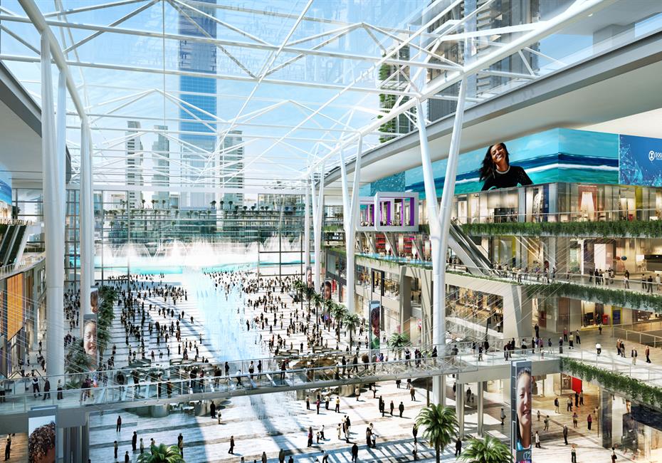 His Highness Sheikh Mohammed bin Rashid Al Maktoum-News-Mohammed bin Rashid lays foundation stone of Meydan One Mall
