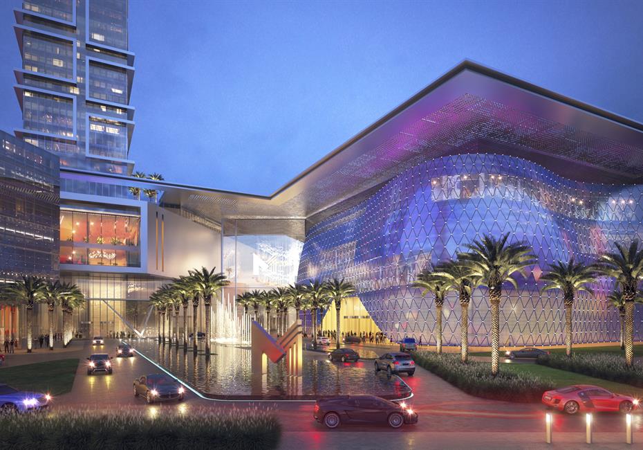 His Highness Sheikh Mohammed bin Rashid Al Maktoum-News-Mohammed bin Rashid lays foundation stone of Meydan One Mall