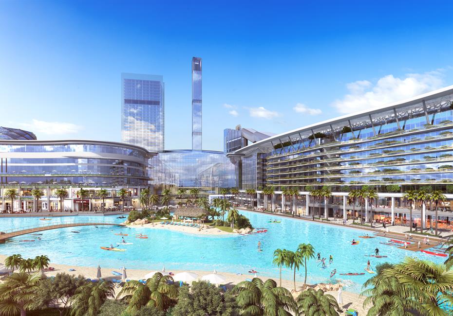 His Highness Sheikh Mohammed bin Rashid Al Maktoum-News-Mohammed bin Rashid lays foundation stone of Meydan One Mall