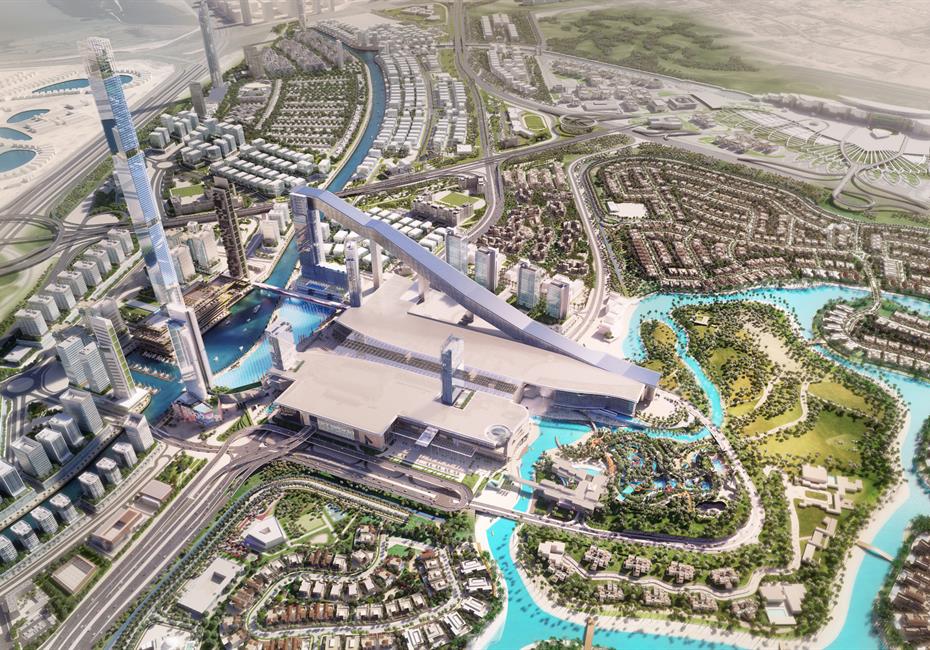 His Highness Sheikh Mohammed bin Rashid Al Maktoum-News-Mohammed bin Rashid lays foundation stone of Meydan One Mall