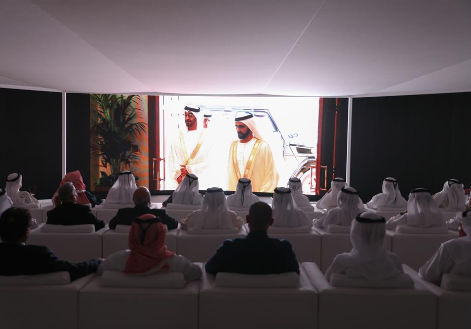 His Highness Sheikh Mohammed bin Rashid Al Maktoum-News-Mohammed bin Rashid lays foundation stone of Meydan One Mall