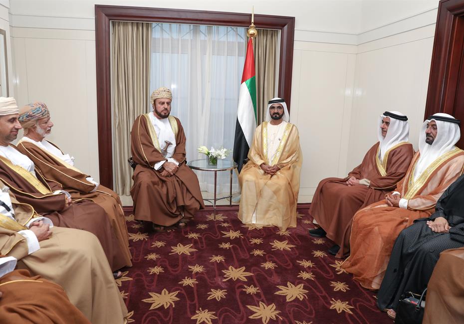 His Highness Sheikh Mohammed bin Rashid Al Maktoum-News-Mohammed bin Rashid receives Asaad bin Tariq in Amman