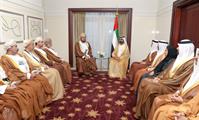His Highness Sheikh Mohammed bin Rashid Al Maktoum-News-Mohammed bin Rashid receives Asaad bin Tariq in Amman