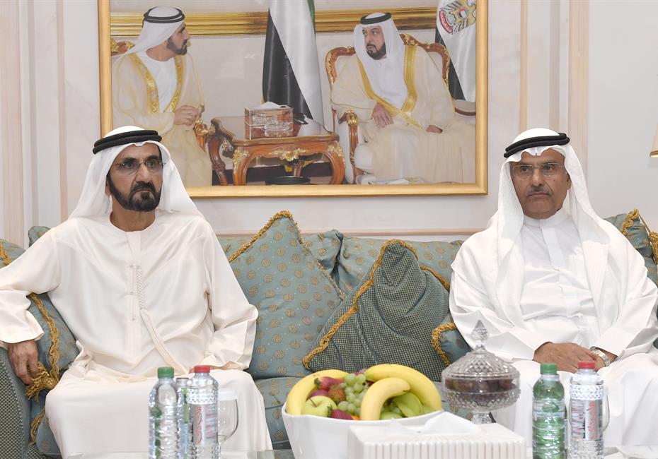  صاحب السمو الشيخ محمد بن راشد آل مكتوم-أخبار-محمد بن راشد يعزي في وفاة شيخة بنت عبدالله بن كلبان